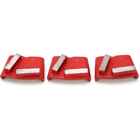 Set mit 3 Diamantschleifblöcken mit langen Zähnen für Zement und Beton (1/5)