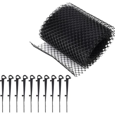 Grille de Gouttière Anti-Feuilles Réutilisable 600 x 15 cm - Protection Anti-Engorgement pour Débris Extérieur (1/5)
