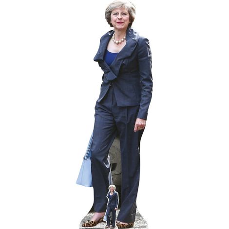 Figurine en carton Theresa May Politique Haut 170 cm