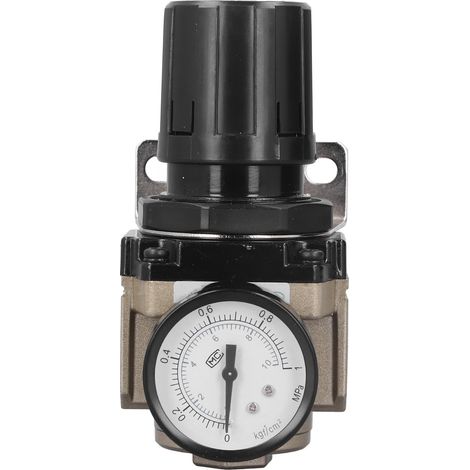 Régulateur de pression pneumatique G1/2 avec manomètre, plage 0.05‑0.85MPa, modèle AR4000‑04 pour air comprimé (1/5)