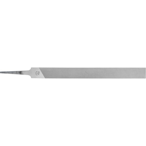 PFERD TOOLS Mühlsägefeile gerade/runde Kante Flachstumpf 200mm Hieb 2 universell zum Schärfen 10 Stk