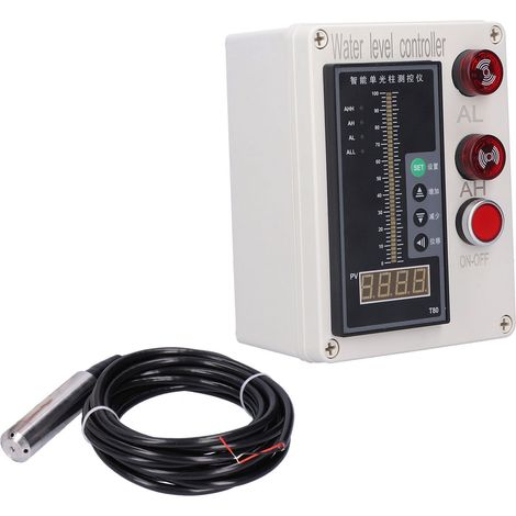 ALS-136 Water Tank Level Display, Fire Water Pool/Tank Level Control and Alarm Instrument (0-5 meters) (Dedicated Line for Overweight Vehicles) AC 200V (1/5)