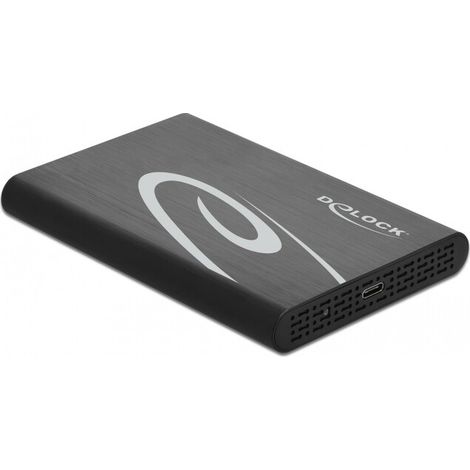 Delock 42610 - HDD / SSD-Gehäuse - 2.5 Zoll - Serial ATA III - 6 Gbit/s - Hot-Swap - Schwarz