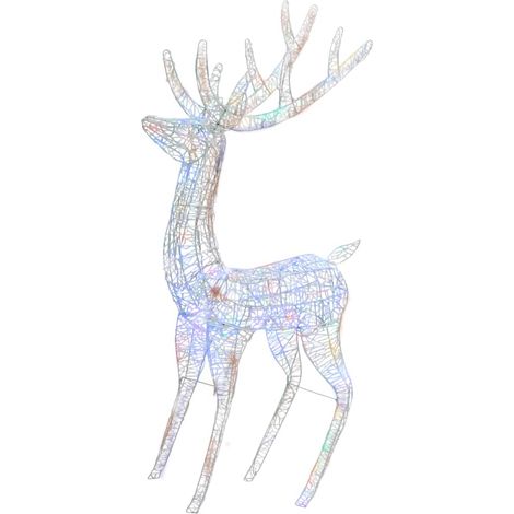 Renne de Noël,Décoration de Noël XXL Acrylique 250 LED 180 cm Coloré CFW11006 (1/5)