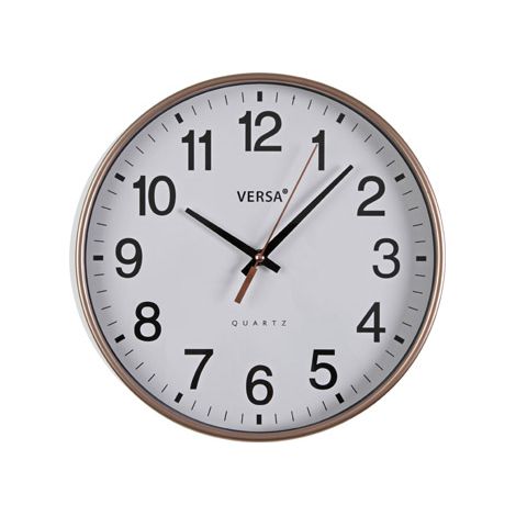 RELOJ PARED REDONDO BLANCO