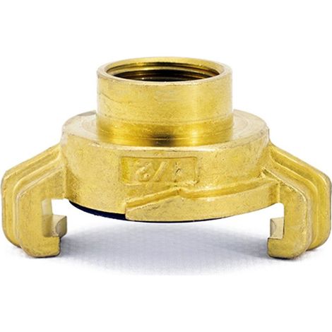Acoples de Latón con Rosca Hembra para Jardinería – Disponibles en Varias Medidas  3/4" -
