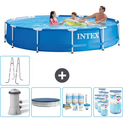 Frame Pool Rund - 366x76 cm - 6-teilig  SCB20 (1/5)