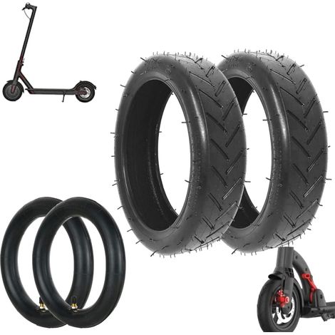 2 Pneumatici 8 X 2 (50/75-6.1) COPERTONI + CAMERE V.A. X Ruote Monopattino Elettrico E-Scooter Gomma 8,5 Ecovelo (1/5)
