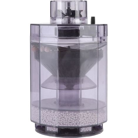BelleRise - Cubo filtre aquarium rond – Auto nettoyage sans pompe – pour bocal poisson – PVC (1/5)