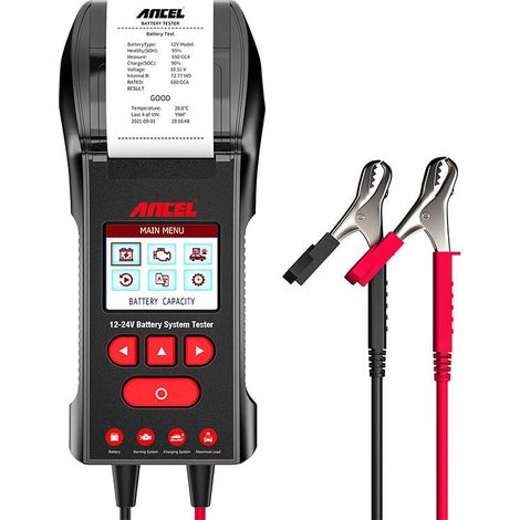 Ancel BST600 Batterietester mit Drucker