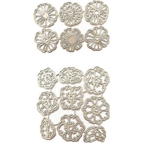 Metall-Stanzformen für Blumen, Prägeschablonen, Stanzformen für Kartenherstellung und Scrapbooking