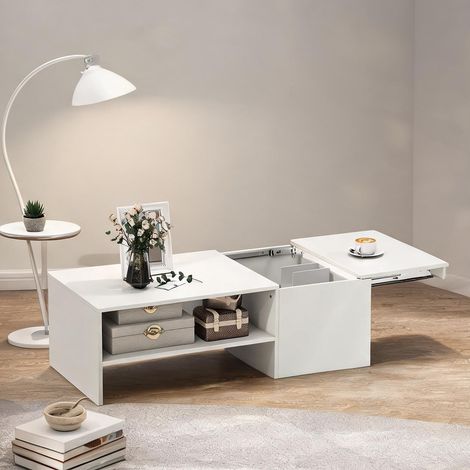 Table basse en panneau de particules 110 x 52 x 36 cm (1/5)