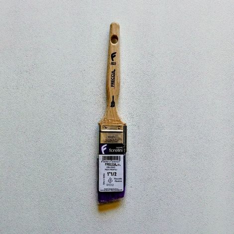 Fiorellini pennello serie freccia p+ da 11/2 professionale setola krex per pittura impregnante e smalto base acqua e solv