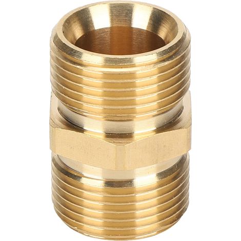 1 Adaptateur de pulvérisateur, Laiton, Filetage M22, Raccord 14mm, Nettoyeur haute pression (1/5)