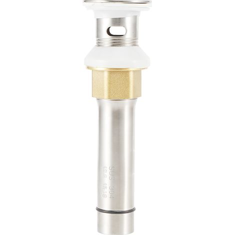 Bouchon d'évacuation en acier inoxydable 304 pour évier de cuisine et lavabo, modèle à clapet avec trou type B LQ-5391, accessoire de vidange pour salle de bain (1/5)