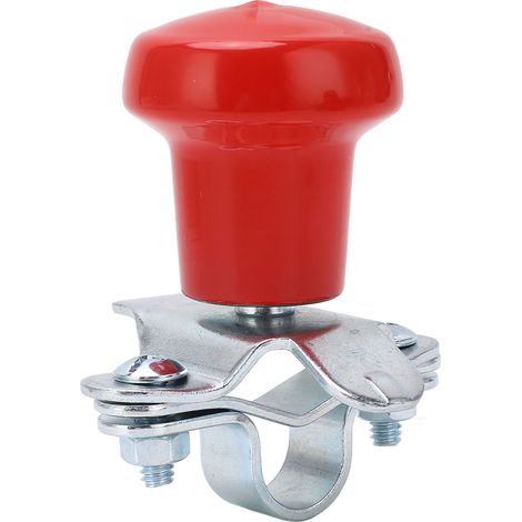 Manopola per volante rossa 3004-2348, maniglia di assistenza universale a razze profonde per auto, camion, barche, trattori (1/5)