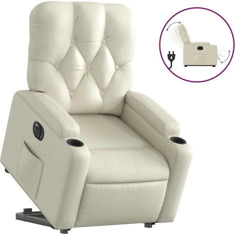 Maison Exclusive - Relaxsessel mit Aufstehhilfe Elektrisch Creme