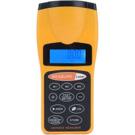 contatore di distanza, contatore a ultrasuoni portatile, telemetro laser, strumento di misurazione della distanza (1/5)