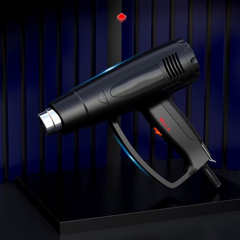 Pistolet à air chaud industriel 2000W, réglage progressif de température, thermoplongeur électrique 220V, prise CN, pour usage professionnel (1/5)