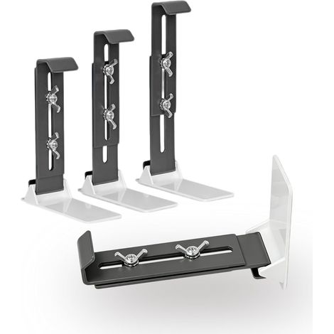 Outdoor Window Planter, 4 x Door Balconies Exterior Universal and Adjustable Balcony Planter Brackets, Balcony Planter Door, No Drilling (1/5)
