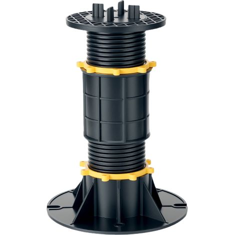 Lot de 4 pieds de support de lit réglables en hauteur – Pièces de renforcement pour lit, pieds de support pour sommier à lattes, pieds de lit de rechange (1/5)