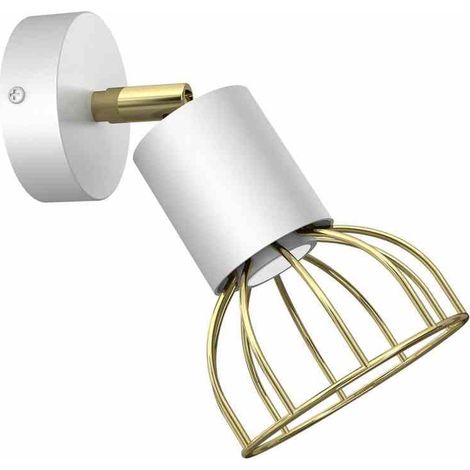 Applique murale LED Milagro Dante GU10 blanc/or 16cm (1/5)