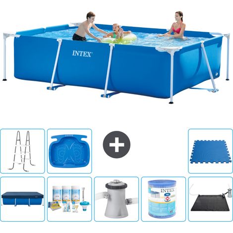 Intex Piscina con struttura Rettangolare - 300x200x75 cm - 7-pezzi  S30178 (1/4)