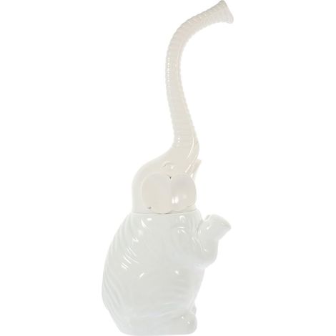 Brosse de toilette OUNONA Elephant à manche confortable en plastique et support céramique , nylon av (1/5)