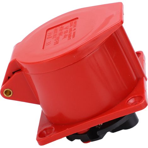 Fiche industrielle encastrée étanche antipoussière antiexplosion 220-380V/240-415V 16A 5 broches 3P+N+E prise murale robuste (1/5)