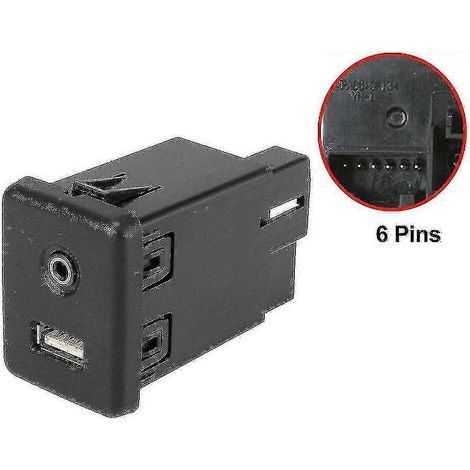 Connecteur de prise auxiliaire USB pour voiture 2024 pour Vauxhall Insignia A Astra K /gm 13599456