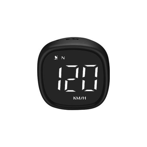 Voiture et moto universel HUD affichage tête haute GPS compteur de vitesse horloge de voiture boussole électronique lumière blanche