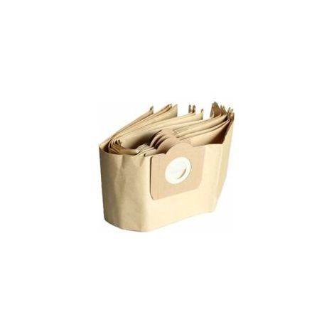 Sacs pour aspirateur Karcher WD3, lot de 5 sacs simples compatibles avec les aspirateurs Karcher WD3, WD 3 Premium, WD3200, WD3500P, A2204, A2534 et SE4001, par DEBUNS (1/3)
