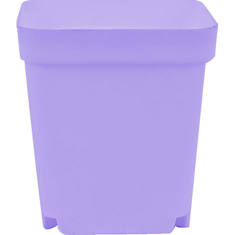 Pot À Plantes Carré - En Plastique - Pour Semis Et Succulentes - 12 Pièces Avec Soucoupes (1/5)