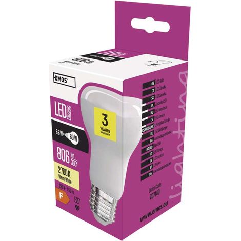 LED-Glühbirne Classic R63 8.8W E27 warmweiß (1/5)