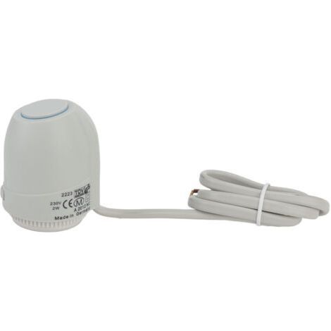 Collecteur d'actionneur thermique électrique 2W fermé IP54 vanne thermostatique de chauffage par le sol étanche pour système de chauffage 230V