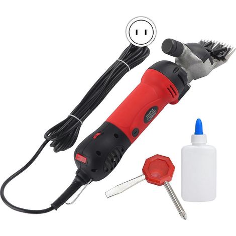 Tondeuse électrique portable pour moutons, vitesse réglable, cisaille à laine professionnelle pour ferme, outils de tonte efficaces. (1/5)