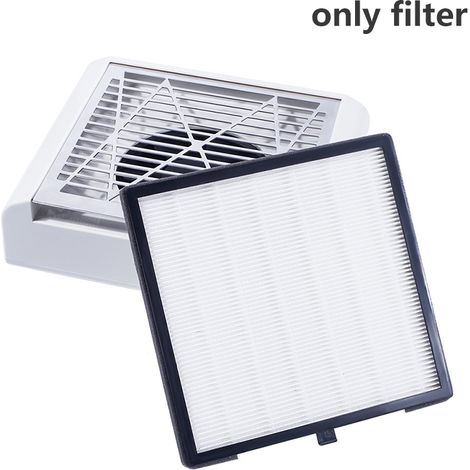 Filtre collecteur de poussière d'ongles pour aspirateur accessoire de manucure