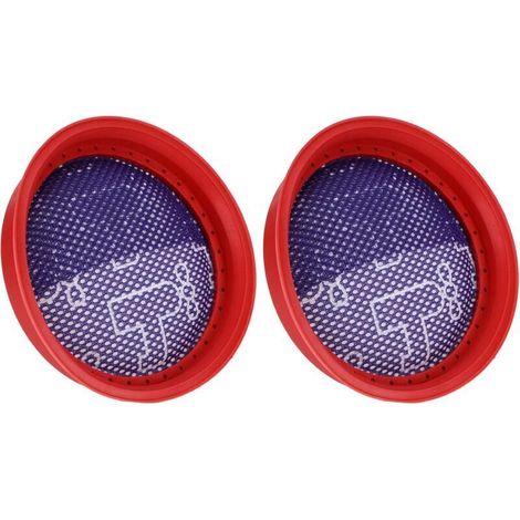 Robot Vacuum Cleaner Parts, HEPA Filter Replacement Accessories for Dibea D18 D008Pro, 2-Piece Compatible Handheld Vacuum Cleaner Filter (1/4)