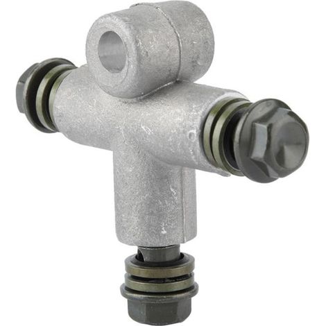 SHI- Adaptateur de tuyau d' Motorcycle ATV Hydraulique 3 voies d' de frein Adaptateur tuyau de tuyau de tuyau auto frein (1/5)