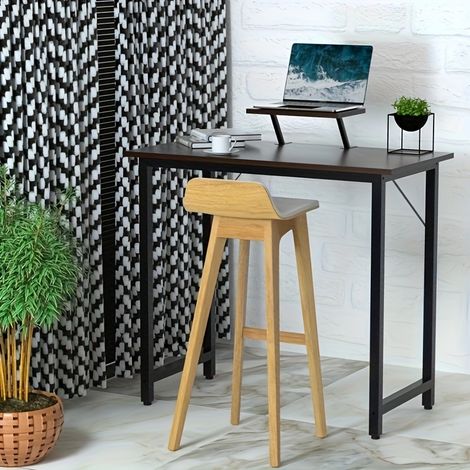Bureau Gamer Pro Revêtement Carbone & Charge 150kg – MDF Haute Densité 80x40x75cm pour Télétravail/Jeu – Design Moderne Anti-Rayures & Montage Express (1/5)