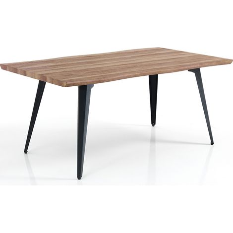 Escritorio de madera y metal estilo industrial 160x90 cm Arkansas (1/5)