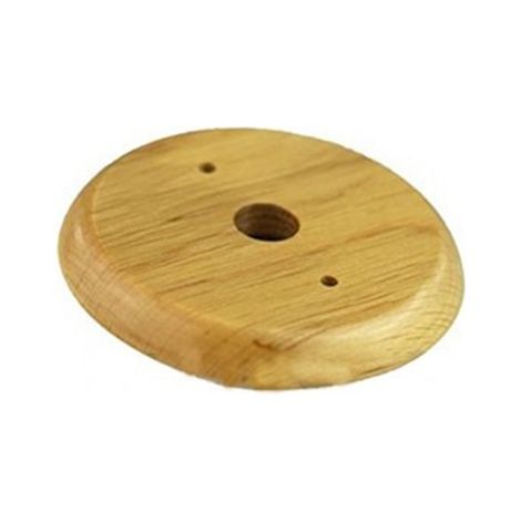 Base in legno color rovere per accessori ceramica in porcellana FAI 9003/RO