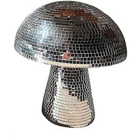 Boule disco en forme de champignons pour décorer une table de fête - Miroir disco en forme de champignons - Décoration d'intérieur (1/2)