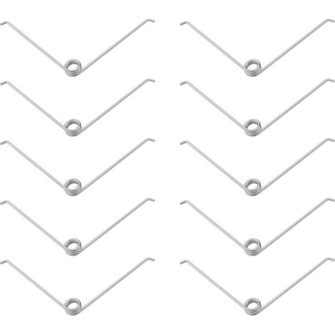 10pcs Ressort en V en Acier Inoxydable Mini Ressort de Torsion pour Outils de Sécateur Cisailles Jardin Ciseaux Coupe (1/5)