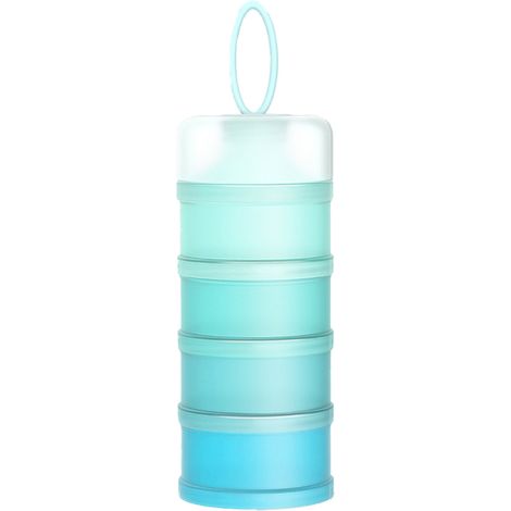 Distributeur Lait En Poudre - 5 Compartiments Séparés - Récipient de Rangement Portable pour Alimentation Infantile - 1 Pièce (1/5)