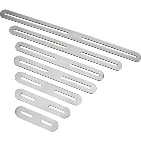 Edelstahl Verbinder Langloch Langlochverbinder Holzverbinder 125 x 24 mm (1/4)