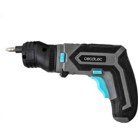 Cecotec Destornillador Eléctrico PowerGyro 3500 X-treme Set. Potente 6Nm, Batería 4V 1500mAh, Velocidad 200rpm, Luz LED, Portabrocas 1/4", 10 Puntas, Maletín Transporte (1/2)