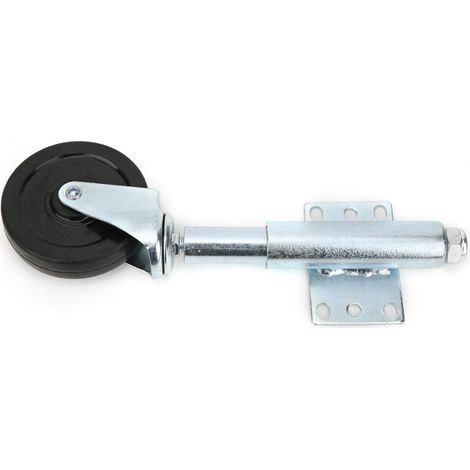Roulettes universelles à ressort en caoutchouc pour porte, 10 cm (4 pouces)