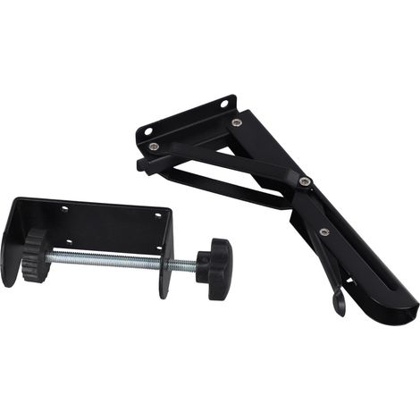Support Pliant Perçage Réglable pour Étagère Support Pliant Perçage Installation rapide, pas de trous, pour idéal pour étagère, , sécurisé (1/5)
