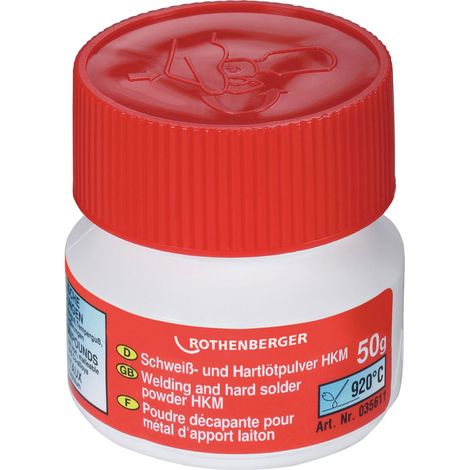 Hartlötpulver DIN 29454 Arbeitsbereich Temperatur 800-1100 Grad Gewicht 0,065kg